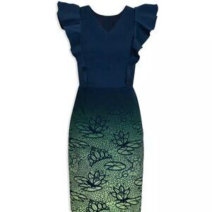 NWT Disney Parks Dress Princess Tiana Blue Dress Women S